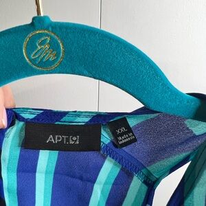 Sleeveless Blouse, Geometric 2XL